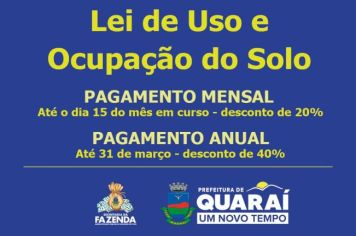 Lei de uso e ocupação do solo