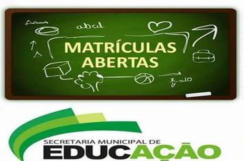 SECRETARIA MUNICIPAL DE EDUCAÇÃO
MATRÍCULAS PARA O ENSINO FUNDAMENTAL DA REDE MUNICIPAL DE EDUCAÇÃO
Está aberto o período de matrículas para todos os anos do Ensino Fundamental nas Escolas Municipais de Quaraí.
OFERTAMOS:
* Ensino de Qualidade através do 