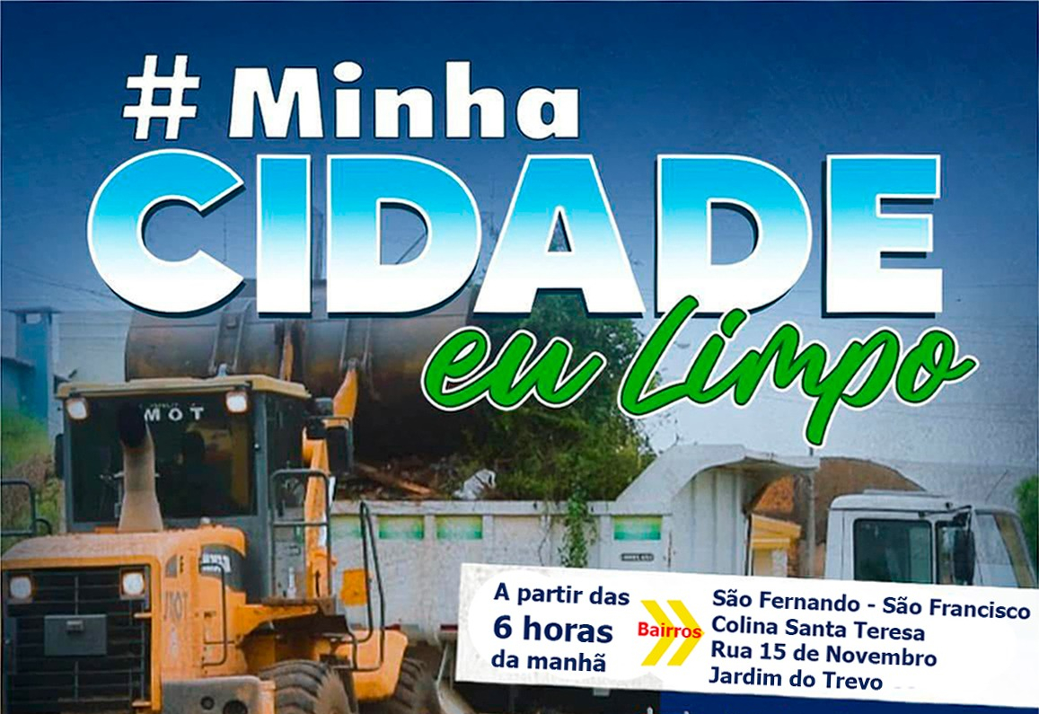 Minha cidadae eu limpo