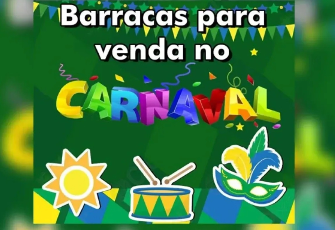 ATENÇÃO: INSTALAÇÃO DE STANDS/BARRACAS NO CARNAVAL