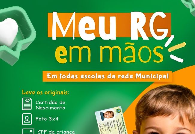 Mutirão de Confecção de Carteiras de Identidade para Crianças do Pré-B