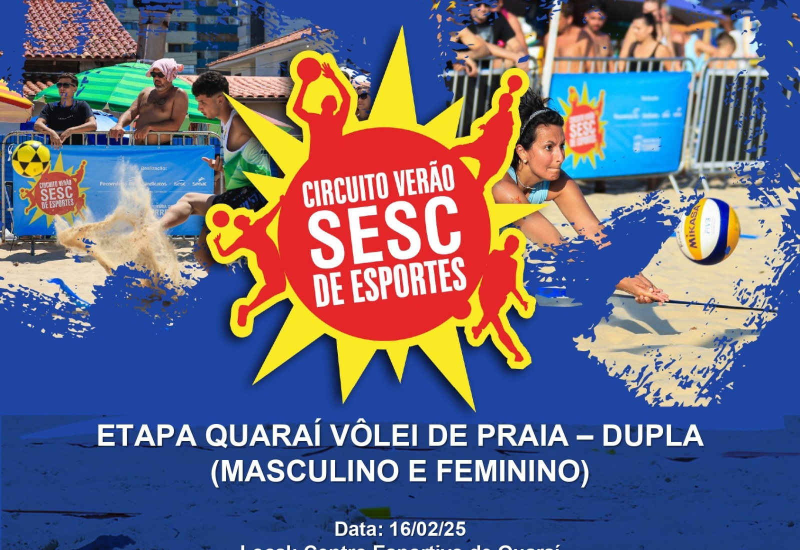 ETAPA QUARAÍ DE VÔLEI DE PRAIA