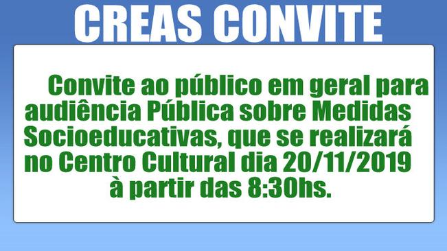 Convite CREAS.