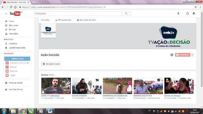 Prefeitura de Quaraí cria um canal de TV Web. Acompanhe!